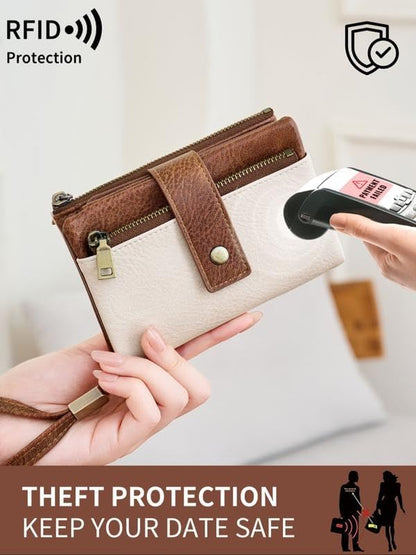 Dámska kožená peňaženka s RFID ochranou