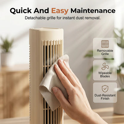 💨Dvojrežimový bezdrôtový cirkulačný stolový ventilátor｜Trojrýchlostný tichý nabíjací mini ventilátor s konektorom Type-C 🏠