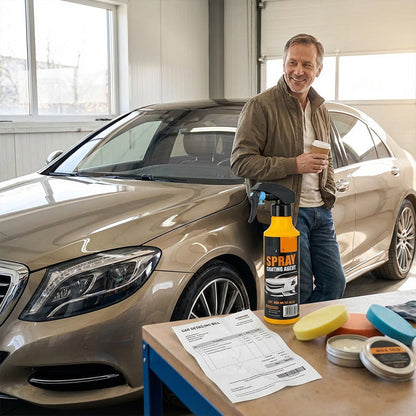 Časovo obmedzená ponuka 🚗 Nano náter do auta v spreji - svojpomocné rozjasnenie a údržba laku auta 💧