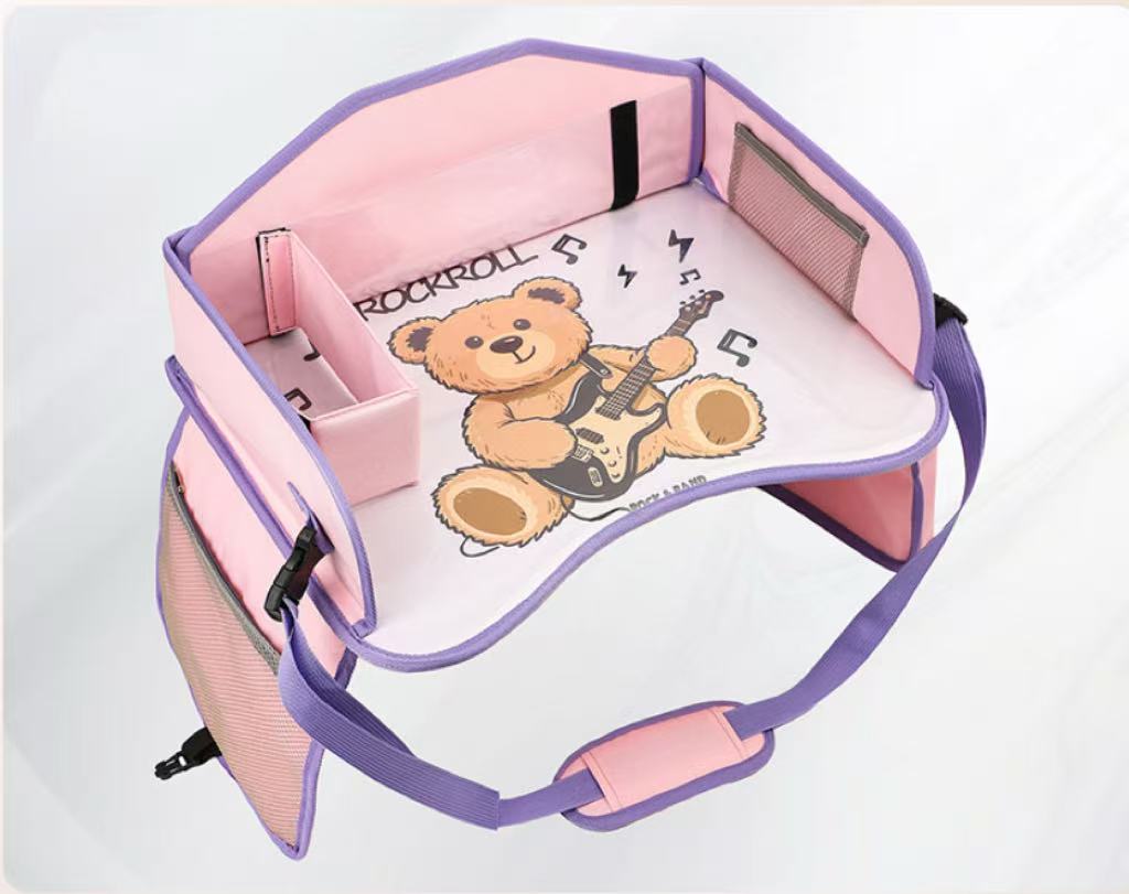 ✈️🧸Prenosný cestovný úložný podnos, protišmykový, vodeodolný a s priehradkami na uloženie vecí