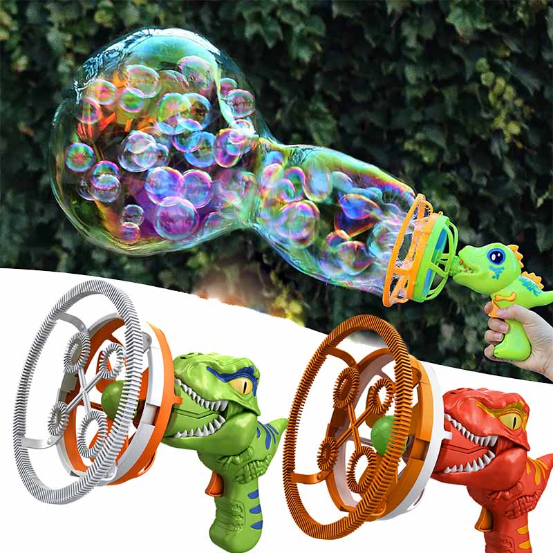 🎁 Elektrický reťazový stroj na fúkanie veľkých bublín – Neustále kúzlo, úžasná podívaná 🌿🦖