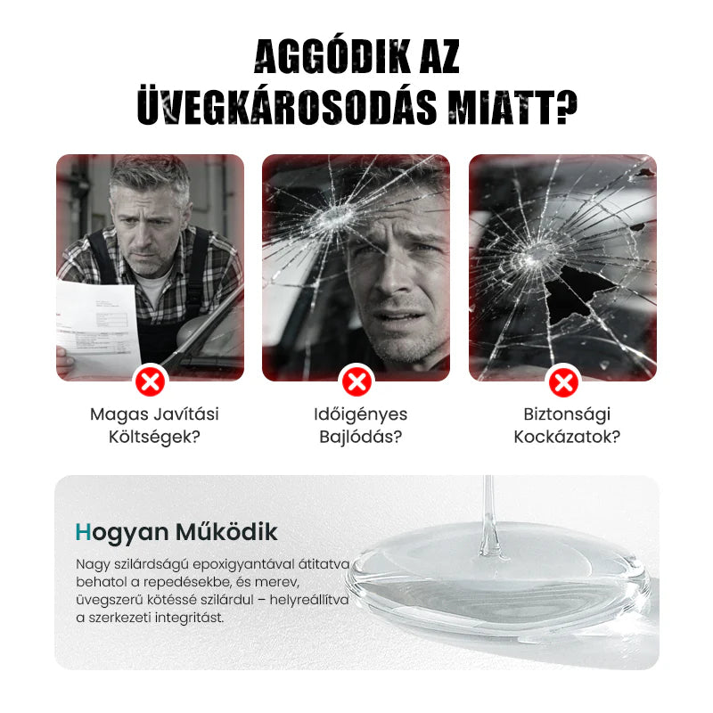Gél na opravu škrabancov na skle