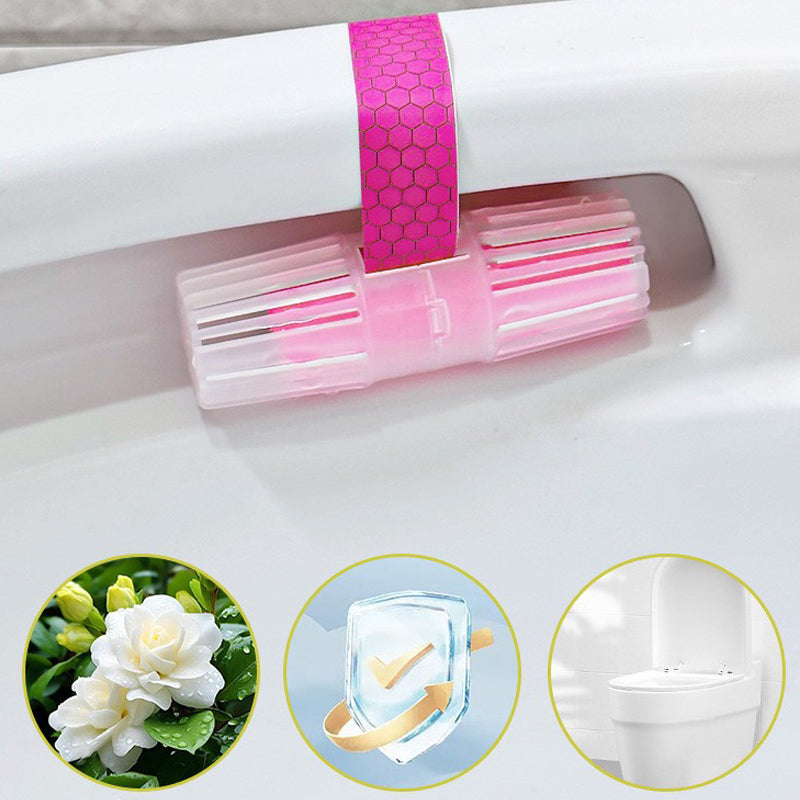 Časovo obmedzená 50% zľava 🍉 Závesná vonná čistiaca guľôčka na toalety, automatické čistiace a dezodoračné zariadenie 4 v 1 🚽