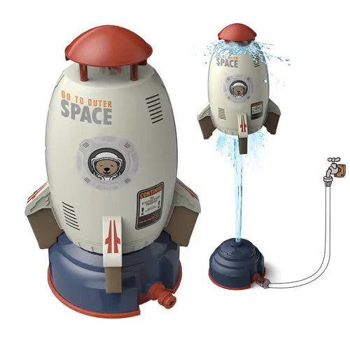 Časovo obmedzená zľava 🚀 Vodná hračka s raketovým otáčaním｜Vodná hračka v letnej záhrade, nevyhnutná pre rodičov aj deti💦🌞
