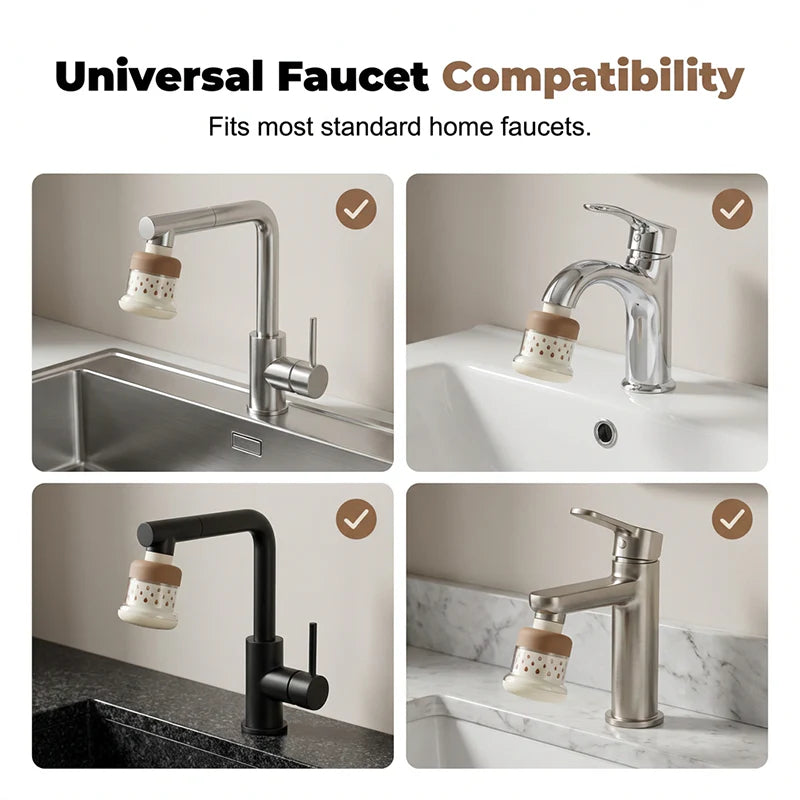 💧🛡️360° Rotatable Multi-Layer Tap Water Filter | Anti-Splash Faucet Purifier, Save €46 🎁