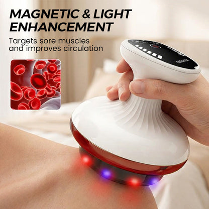 3 v 1 ručný masážny prístroj na gua sha a bankovanie