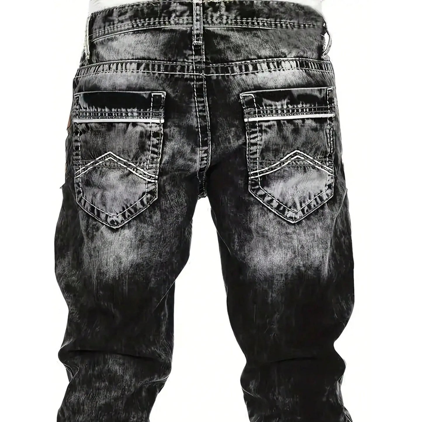 👖Pánska móda: kreatívne, pružné džínsy