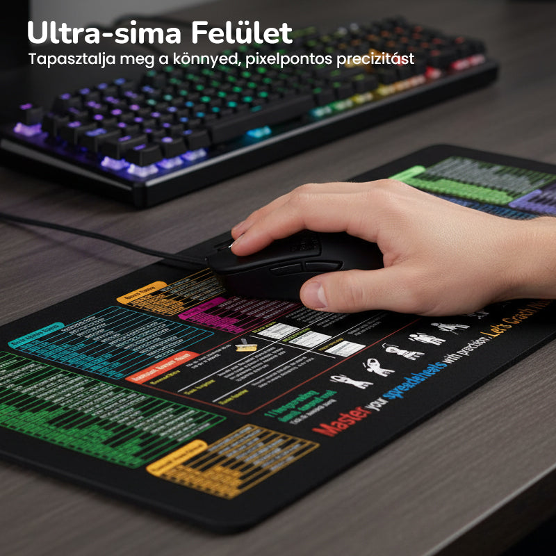 🔥 Protišmyková podložka pod myš s klávesovými skratkami 🧠💻
