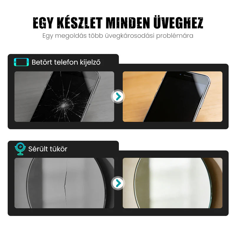 Gél na opravu škrabancov na skle
