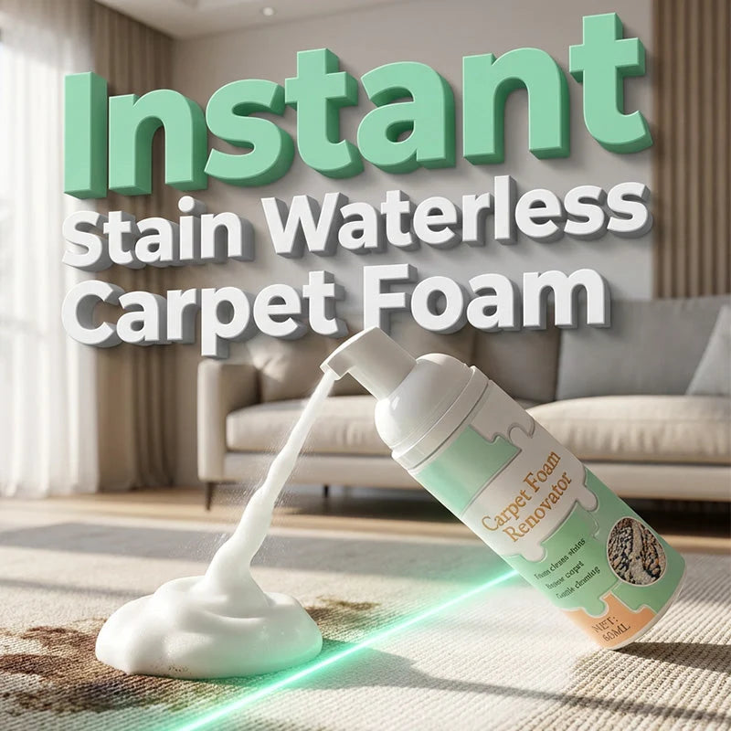 Penasto čistilo za preproge brez vode | CARPET