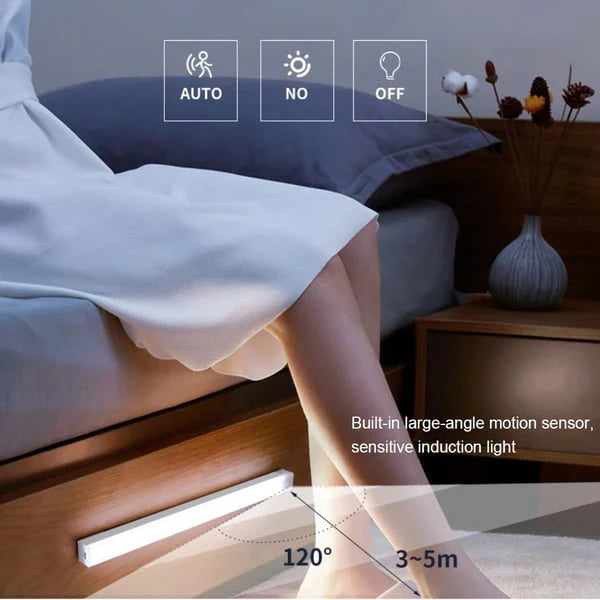 💡Časovo obmedzená ponuka🔋Nabíjateľné senzorové svetlo typu C, nočné svetlo na schodisko/vchod do chodby, ktoré je šetrné k zraku