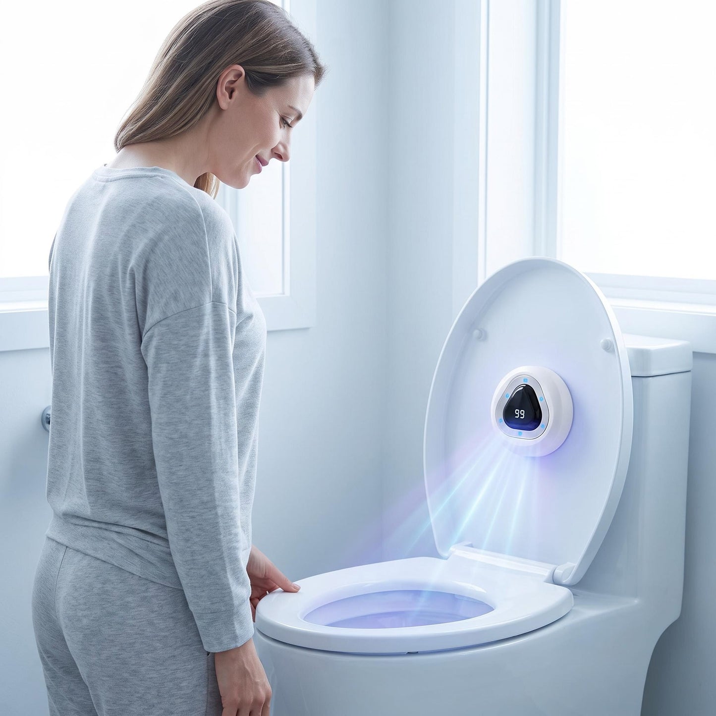 Časovno omejen 50 % popust! 💡 Pametni UV sterilizator za stranišča - 99,99 % samodejna sterilizacija in čudež odstranjevanja vonjav! 🦠