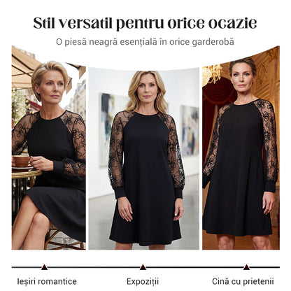 Šaty s čipkovým lemovaním
