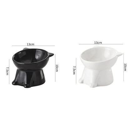 🥣Ergonomická plastová miska pre mačky s vyvýšeným okrajom🐱