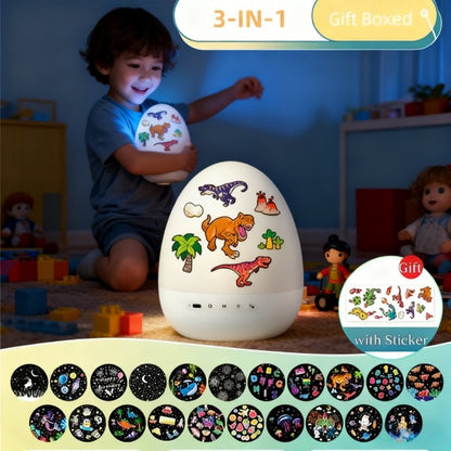 Časovno omejen 50 % popust 💤DINODREAM glasbeni projektor nočna lučka, dinozaver zvezdno nebo morska deklica sanjska pomoč pri spanju🌌