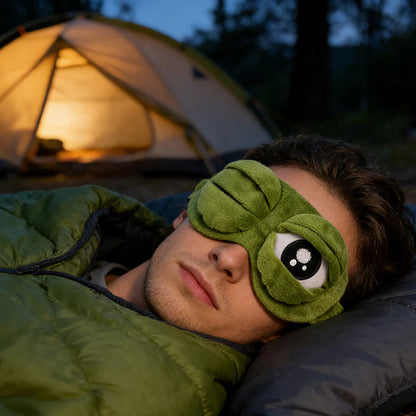 🐸3D spacie maska s roztomilou a vtipnou žabkou