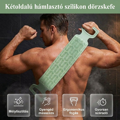 Dvostranska silikonska trak za umivanje hrbta | KELVO