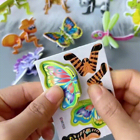 🎠Zabava za najmlajše! Naredi sam 3D risana sestavljanka | ROKR