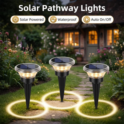 Časovo obmedzená ponuka 🌞 Solárne ambientné reťazové svetlá｜Bezdrôtové dekoratívne svetlá do dvorných chodníkov 🏡🌙