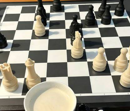 🧲Časno omejen 50 % popust♟️ Zložljiva magnetna šahovnica, prenosna šahovnica za zunanjo uporabo, preprečuje padec.