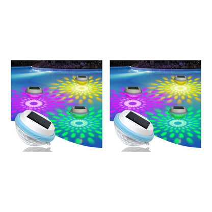 💧Solárne plávajúce bazénové svetlo ｜Farebná schéma RGB vytvára úžasnú nočnú vodnú scenériu🏊‍♂️