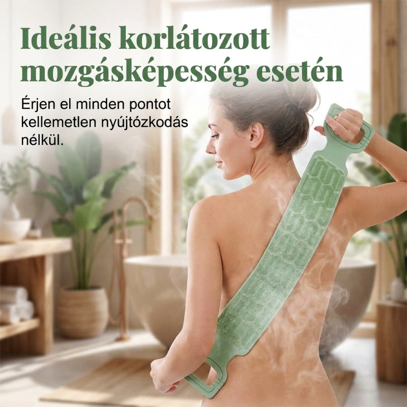 Dvostranska silikonska trak za umivanje hrbta | KELVO