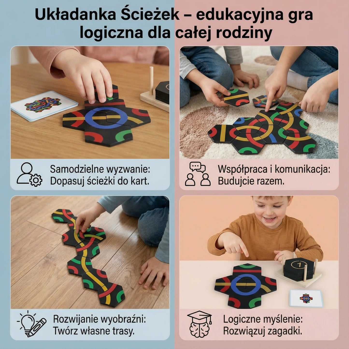 Path Puzzle – vzdelávacia logická hra pre celú rodinu