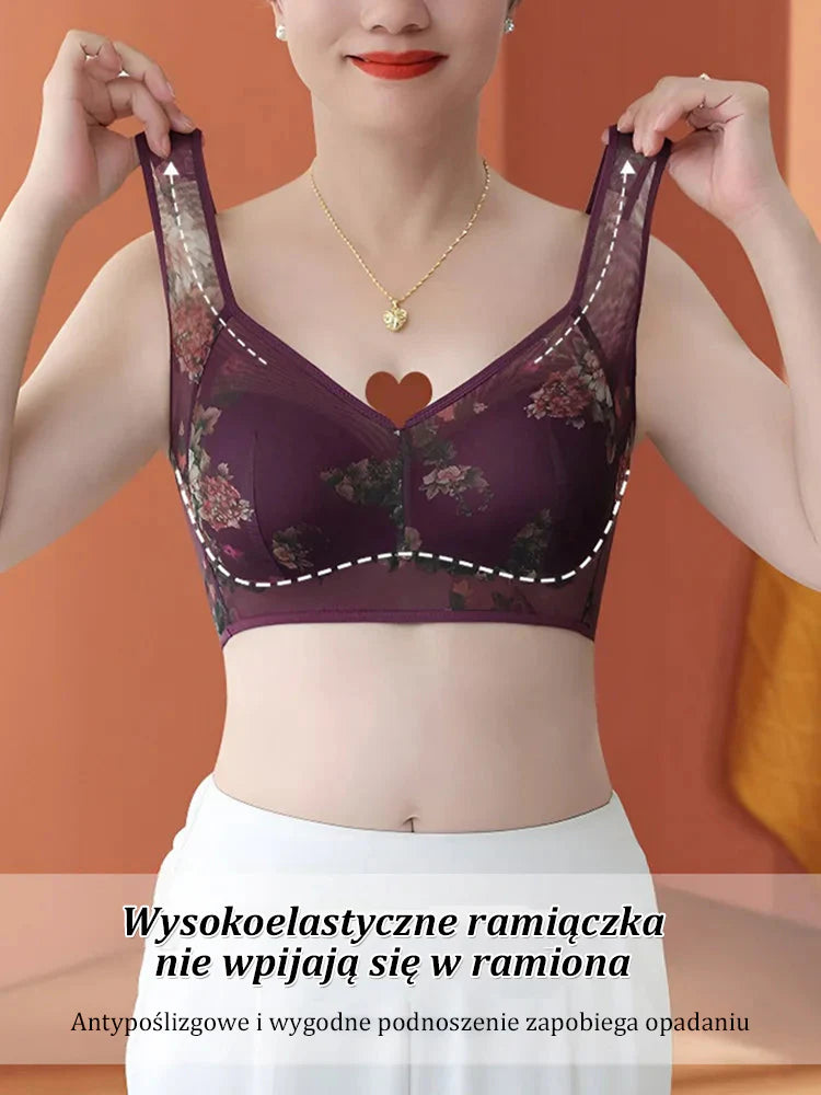 Jedyny w swoim rodzaju koronkowy biustonosz bez guzików【✨1+1 bezpłatny】