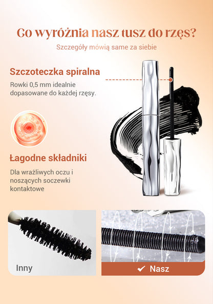 😍(🔥Kúp 1 a získajte 1 zadarmo🔥)Vodoodporna in odporna na znoj, podaljševalna in kodrajoča maskara