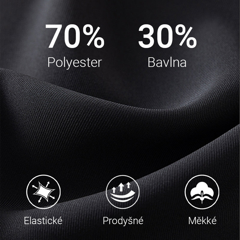 Dvojdielna súprava s dlhými rukávmi a nohavicami s okrúhlym výstrihom