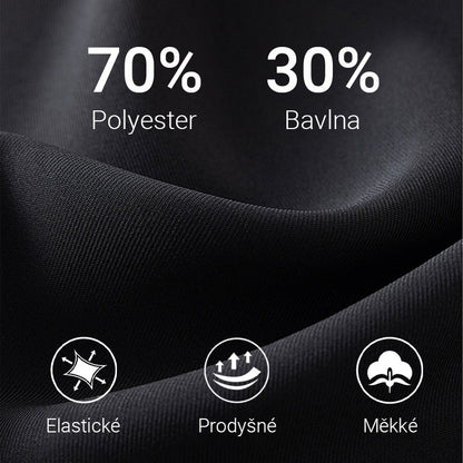 Dvojdielna súprava s dlhými rukávmi a nohavicami s okrúhlym výstrihom