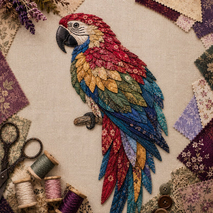 Komplet za izdelavo 3D-ptiča patchwork | VINTA