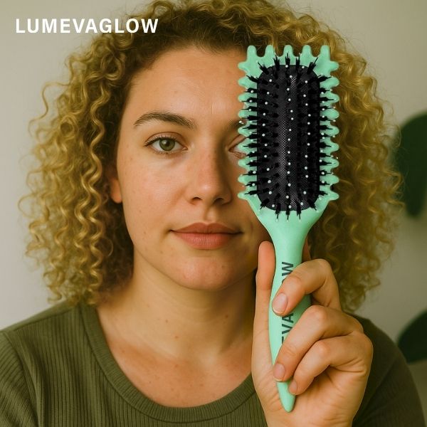 💇‍♀️Časovno omejena 50 % popusta🌊Glavnik za razvozlavanje in oblikovanje kodrastih las, primeren za mokro in suho uporabo, nežen do las.