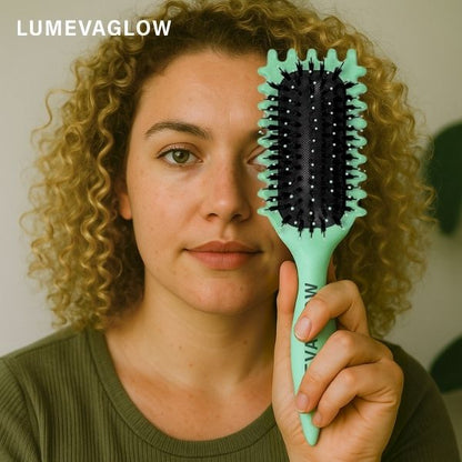 💇‍♀️Časovno omejena 50 % popusta🌊Glavnik za razvozlavanje in oblikovanje kodrastih las, primeren za mokro in suho uporabo, nežen do las.