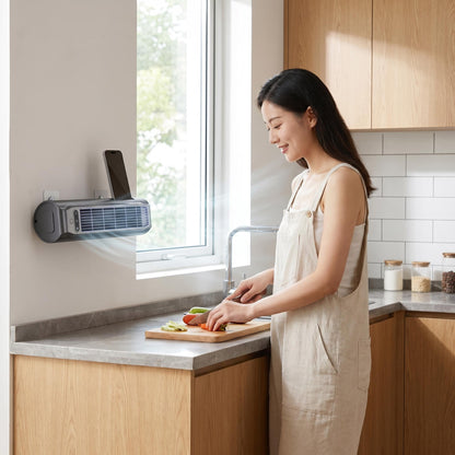 Časovo obmedzená ponuka 🍳 3-v-1 bezlopatkový cirkulačný ventilátor | Chladivý účinok, určený pre kuchyňu 💨🏠