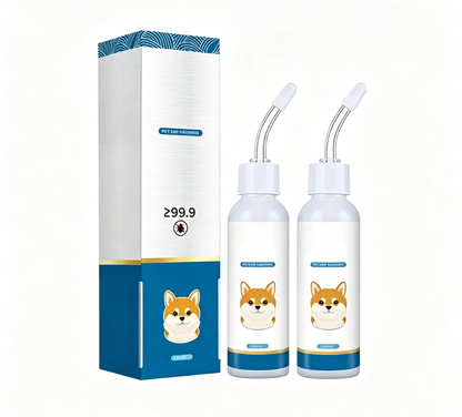 Časovo obmedzená 50% zľava🔥 Univerzálny roztok na čistenie uší pre mačky a psy, proti svrbeniu, čistenie uší a odstraňovanie roztočov z uší 👂🐾