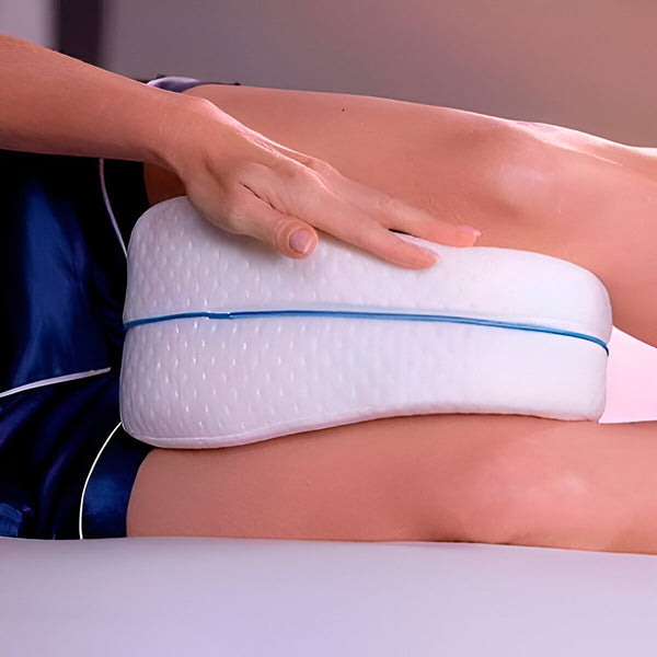 Časovno omejen 50 % popust 🌙 Ergonomska blazina za noge iz spominske pene, nepogrešljiv element za spanje na boku, ki popravlja poravnavo medenice in ščiti hrbtenico 🦴