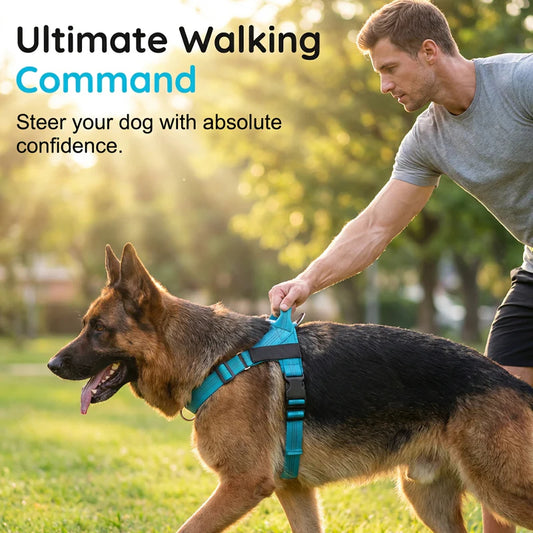 Časovo obmedzená ponuka 🐕 Postroj pre psa odolný voči výbuchu | Priedušný, reflexný, vhodný pre malé aj veľké psy 🛡️🚶