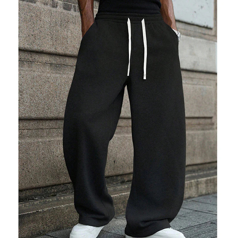 Pánske voľnočasové nohavice s voľnou šnúrkou, 👖