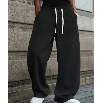 Pánske voľnočasové nohavice s voľnou šnúrkou, 👖