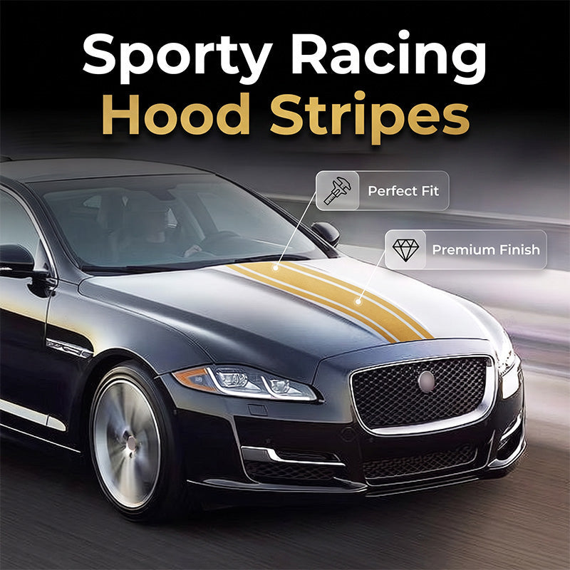 Časovo obmedzená 50% zľava 🚗 Univerzálne pretekárske nálepky na kapotu, viacfarebné nálepky na karosériu športového auta 🏁