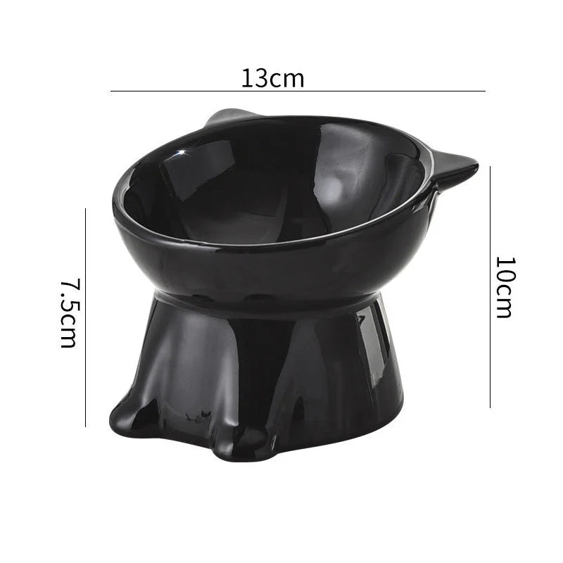 🥣Ergonomická plastová miska pre mačky s vyvýšeným okrajom🐱