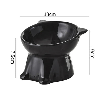 🥣Ergonomická plastová miska pre mačky s vyvýšeným okrajom🐱