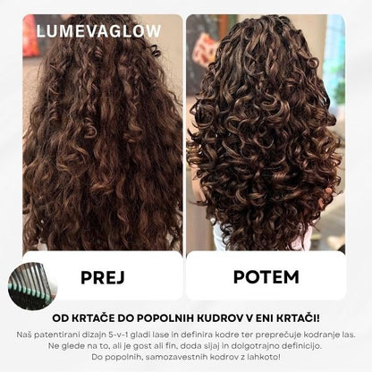 💇‍♀️Časovno omejena 50 % popusta🌊Glavnik za razvozlavanje in oblikovanje kodrastih las, primeren za mokro in suho uporabo, nežen do las.
