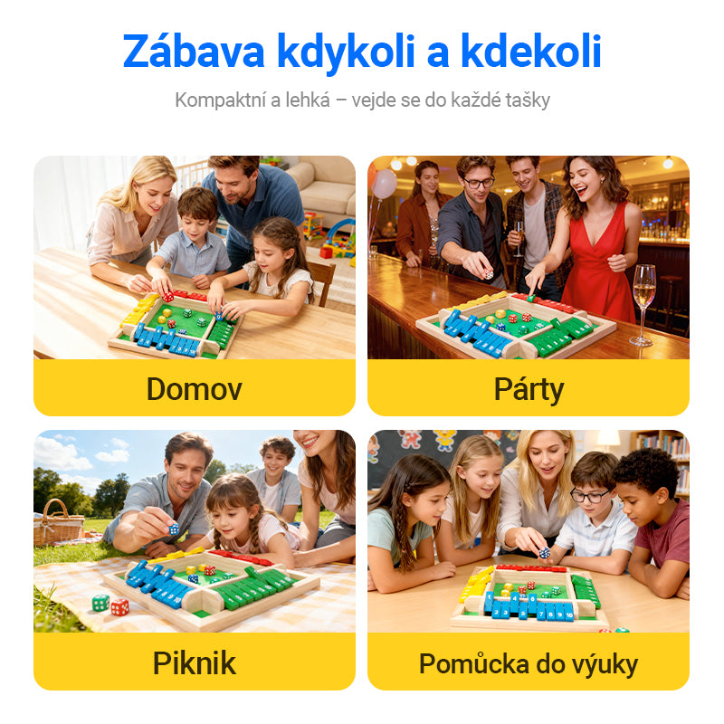 🎲 ZÁBAVNÉ RODINNÉ HRY – Stolová hra Zatvorte škatuľu