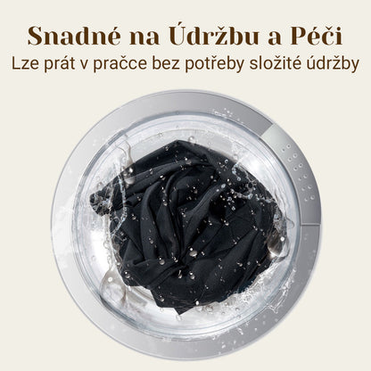 Dvojdielna súprava s dlhými rukávmi a nohavicami s okrúhlym výstrihom