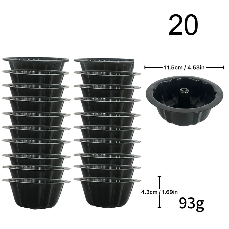 Forma na tortu z uhlíkovej ocele v tvare mini tekvice
