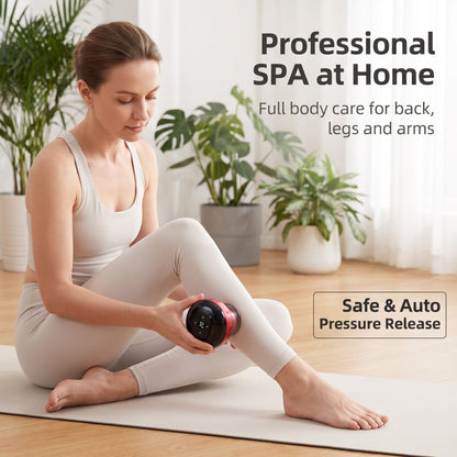 🧘 Elektrický prístroj na baňkovanie a gua sha ｜ 12-úrovňový prístroj na celotelovú terapiu horúcimi kompresmi s konštantnou teplotou🔄