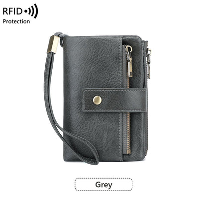 Dámska kožená peňaženka s RFID ochranou