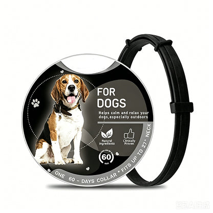 🐱🐶 Prírodný upokojujúci obojok | 60-dňová dlhotrvajúca úľava pre vášho úzkostlivého domáceho maznáčika 🌿
